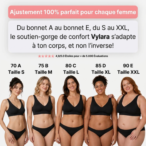 Soutien-gorge Vylara Comfort sans coutures ni armatures